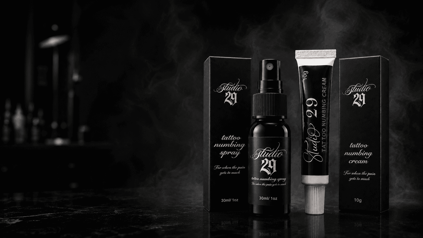 Studio 29 tattoo numbing cream and spray bundle